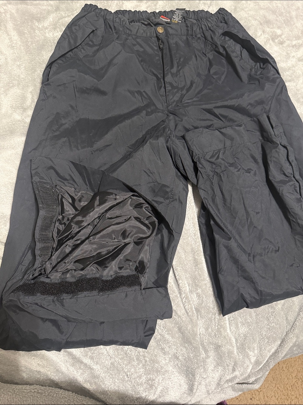 Le Coq Sportif Black Athletic Rain Shorts